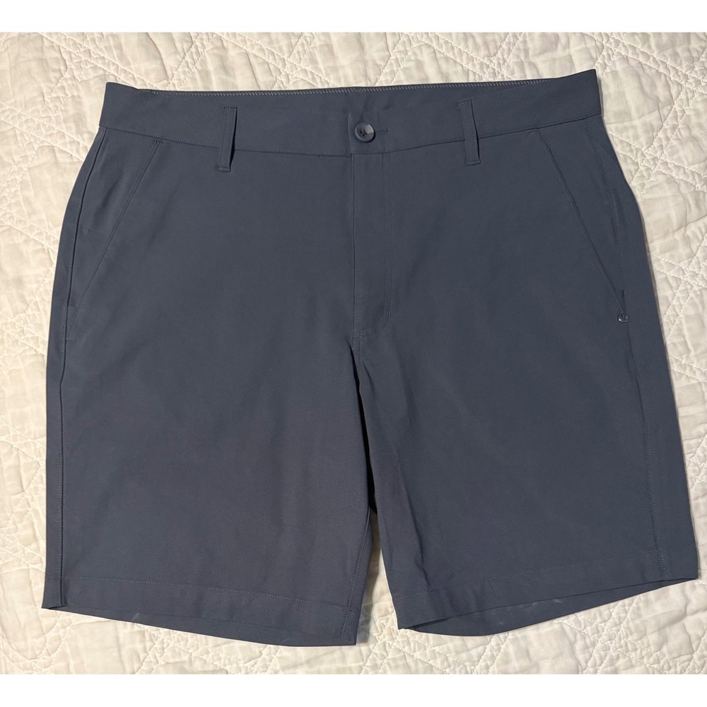 Vuori Meta Shorts Mens 34 Dark Grey Charcoal Performance V379 Activewear